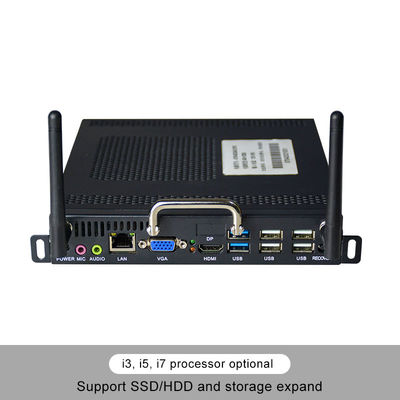 взаимодействующая толщина C.P.U. 34mm Signage i3 i5 i7 цифров лифта экрана касания 4K