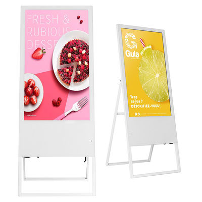Экран 43Inch дисплея 280cd/m2 LCD Signage цифров рекламы HD портативный