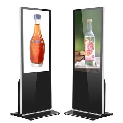 Крытое положение пола рекламируя дисплей 65Inch FHD LCD Signage цифров