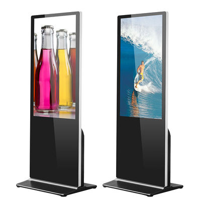 Крытое положение пола рекламируя дисплей 65Inch FHD LCD Signage цифров