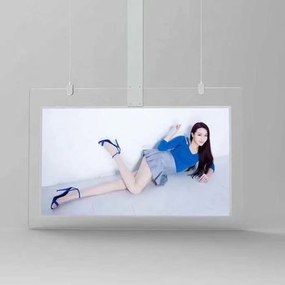 700 Nits вися прозрачным дисплей экрана 55inch OLED LCD встали на сторону двойником, который цифровой