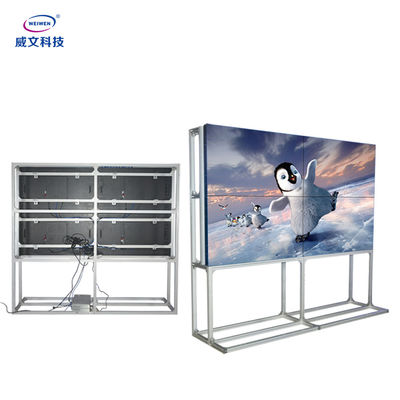 Язык дюйма 240V FHD настенного дисплея 55 инфракрасн удаленный LCD видео- множественный