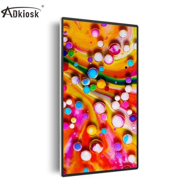 Ультра тонкая стена установила дюйм крытое 400cd/m2 Signage 21,5 цифров