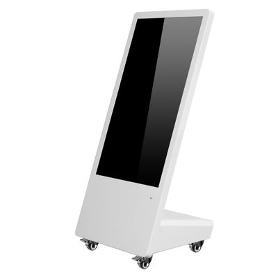 Передвижной тотем Signage 32inch цифров рекламы LCD со всеобщими колесами