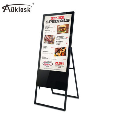 Menuboard Signage Lcd цифров умного ресторана складной с дистанционным управлением