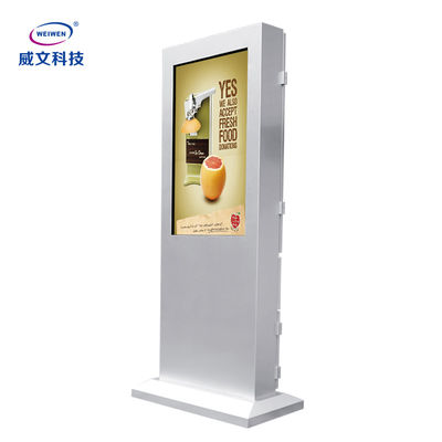 Пол Ip 55 стоит на открытом воздухе тотем Signage цифров игрока рекламы Lcd