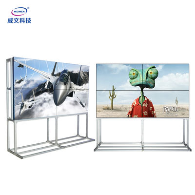 Экран LCD пола стоящий соединяя 55 зазор Signage 3.5mm цифров рекламы дюйма