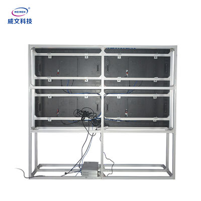Экран LCD пола стоящий соединяя 55 зазор Signage 3.5mm цифров рекламы дюйма
