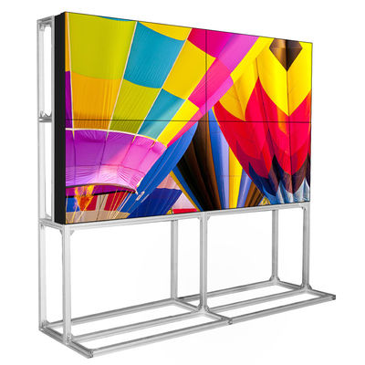 Пол шатона 65 дюймов ультра тонкий стоя экран LCD Signage цифров соединяя