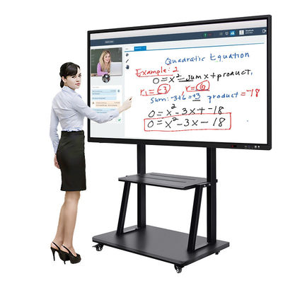 Инфракрасн Whiteboard 400cd/M2 экрана касания андроида 6,0 взаимодействующее 10 пунктов CCC