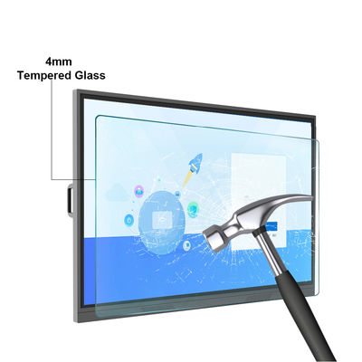Экран касания взаимодействующее Whiteboard LCD 75inch алюминиевое Fram 4k для преподавательства