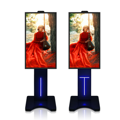 Реклама киоска AC100-240v 2500cd/M2 панели AGLR вертикальная LCD IPS