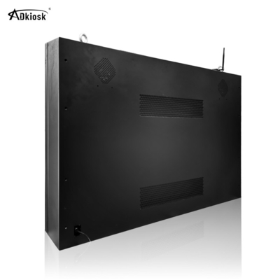 Закаленная стеклянная на открытом воздухе стена экрана 500cd/M2 1080p Ip55 LCD установила