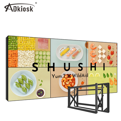 Стена дисплея 500cd/m2 4k LCD регулятора HD соединяя установила 180W
