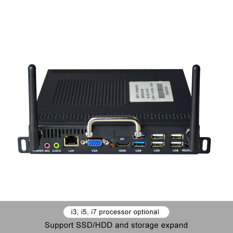 взаимодействующая толщина C.P.U. 34mm Signage i3 i5 i7 цифров лифта экрана касания 4K