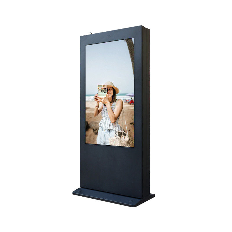 Пол IP55 или IP65 доказательства воды стоя на открытом воздухе игрок рекламы Signage цифров
