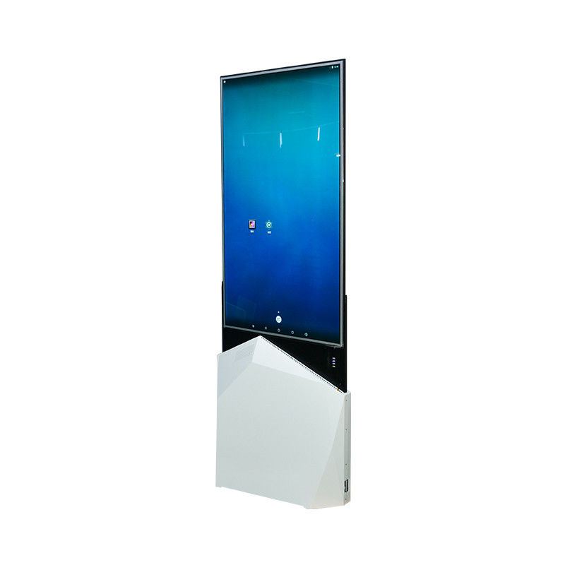 43-inch пол LCD высоко-определения 55 дюймов прозрачный тонкий двухсторонний стоя цифровой signage
