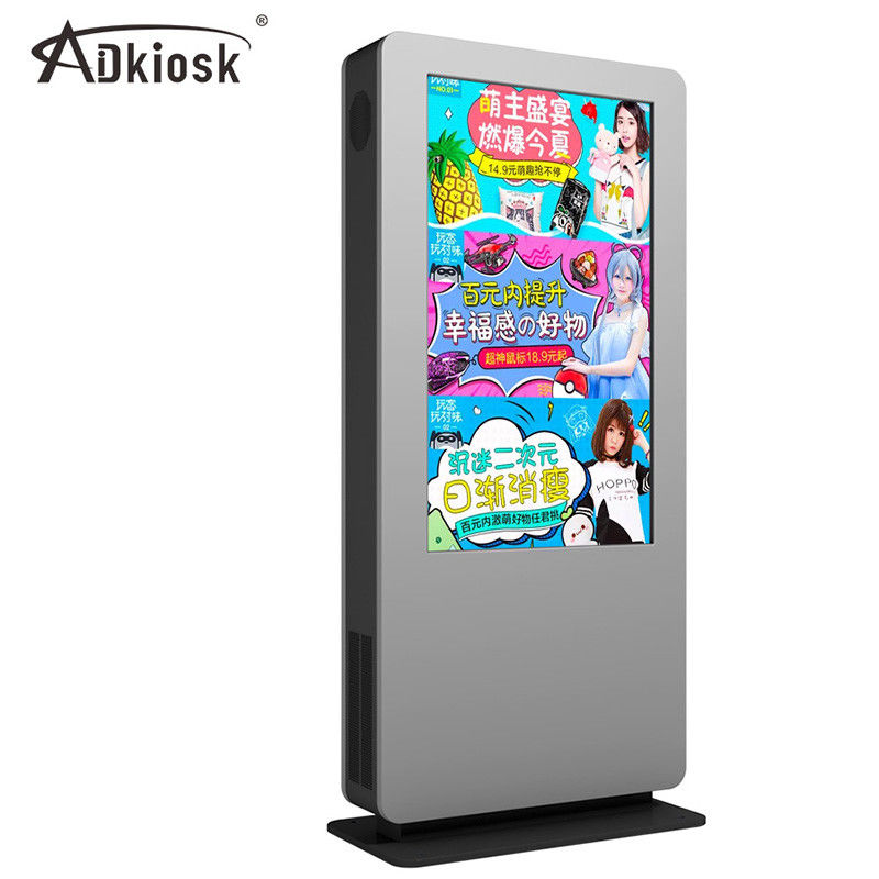 пол 2500nits стоя монитор Signage Signage Ip65 CCC на открытом воздухе цифров цифров