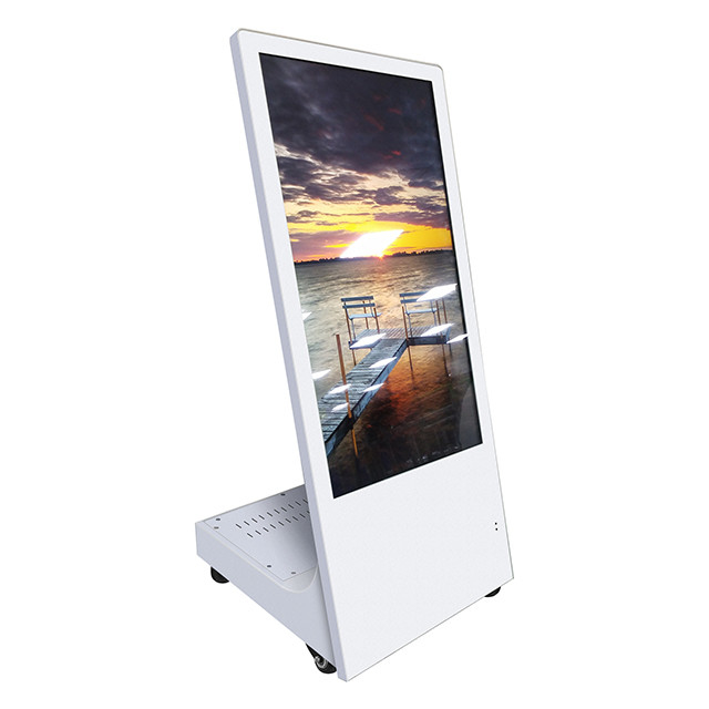 Стойка CCC пола киоска обслуживания собственной личности экрана 1.5A Lcd крытая с колесом