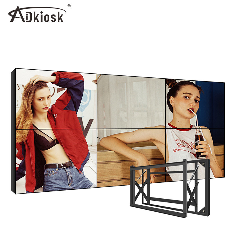100V LG 55 разрешение настенного дисплея 2K 4K FHD LCD дюйма видео- с шатоном 1.8mm
